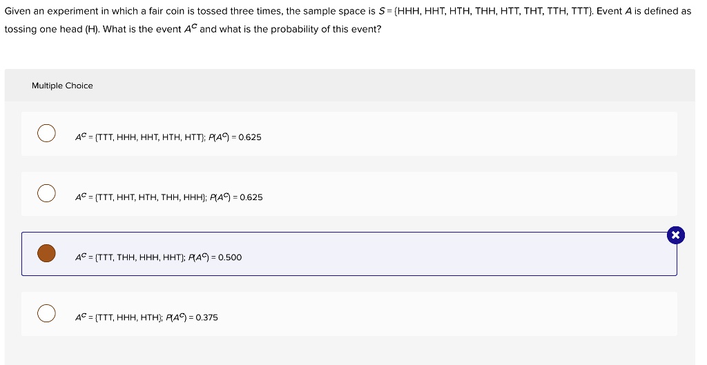 solved-given-an-experiment-in-which-a-fair-coin-is-tossed-three-times