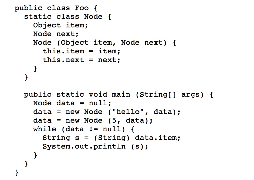 SOLVED: If the following Java program was compiled and executed, would ...