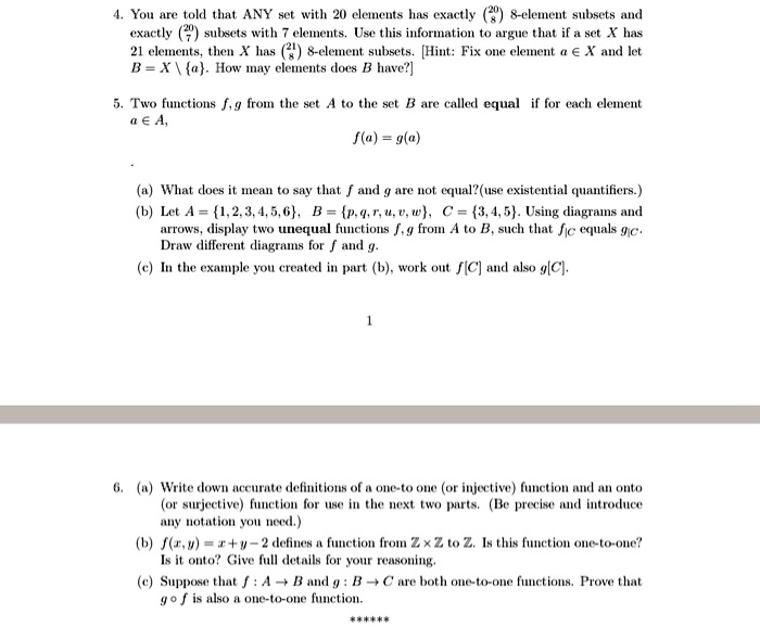 Solved You Ae Told Tlat Any With Elcm Ts Hs Exactly 8 Eletneut Subsets Adl Exactly Sulxtt With Ccs Ux This Inlormnation Argue Iut Xhas 21 Eleneuts Tcn Lus 8 Eletnent Sulsets Hint Solved You Ae Told Tlat Any With Elcm Ts Hs Exactly 8 Eletneut Subsets Adl Exactly Sulxtt With Ccs Ux This Inlormnation Argue Iut Xhas 21 Eleneuts Tcn Lus 8 Eletnent Sulsets Hint