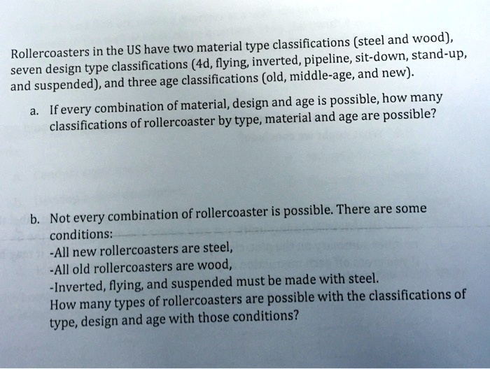 SOLVED and Wood Rollercoasters In The US Have Two Material Type 