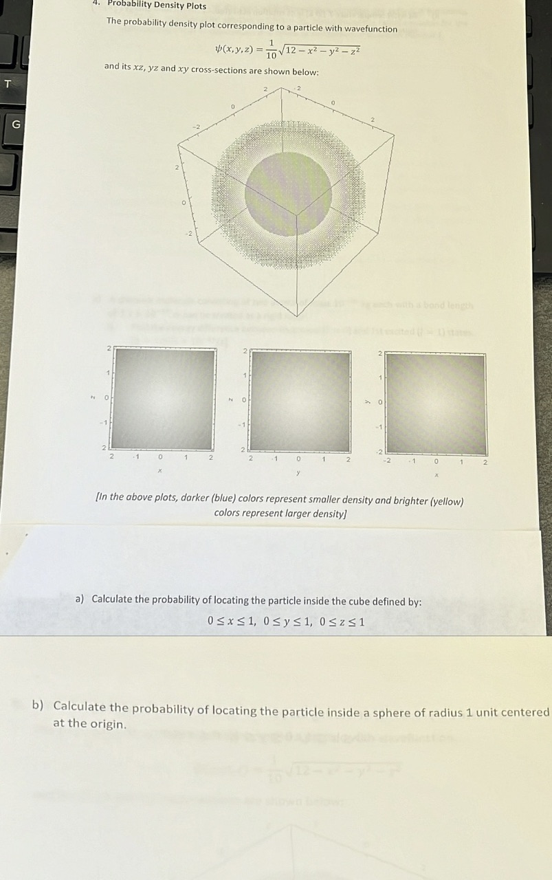SOLVED 4 Probability Density Plots The Probability Density Plot Solved 4 probability density plots the probability density plot