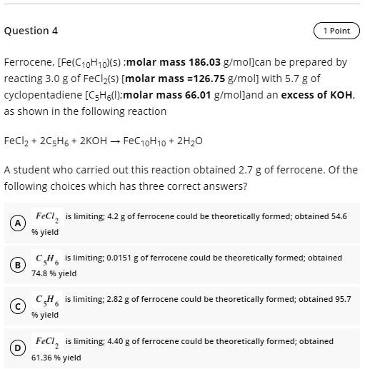 molar mass of fecl3 ∙ 6h2o