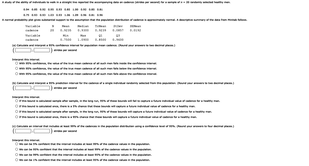 Video Solution: A Normal Probability Plot Gives Substantial Support To 