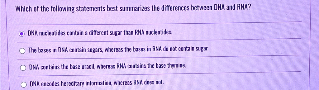 Which of the following statements best summarizes the differences ...