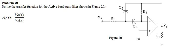 SOLVED: Problem 20 Derive the transfer function for the Active band ...