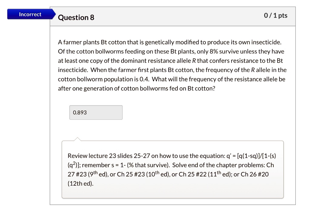 Solved Incorrect Question 26 0 / 1 pts Every year in