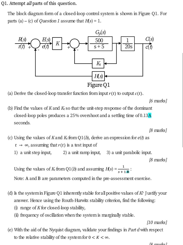 SOLVED: solve this asap and complete A=5 and B=6 Q1.Attempt all parts ...