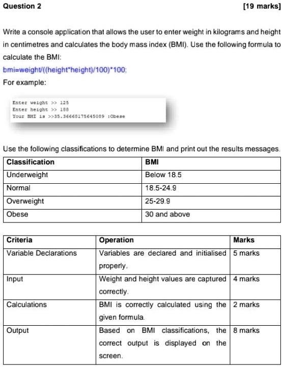 SOLVED: Texts: Question 2 [19 marks] Write a console application that ...