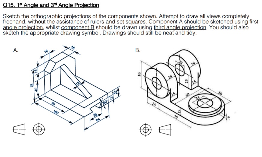 first and 3rd angle projection