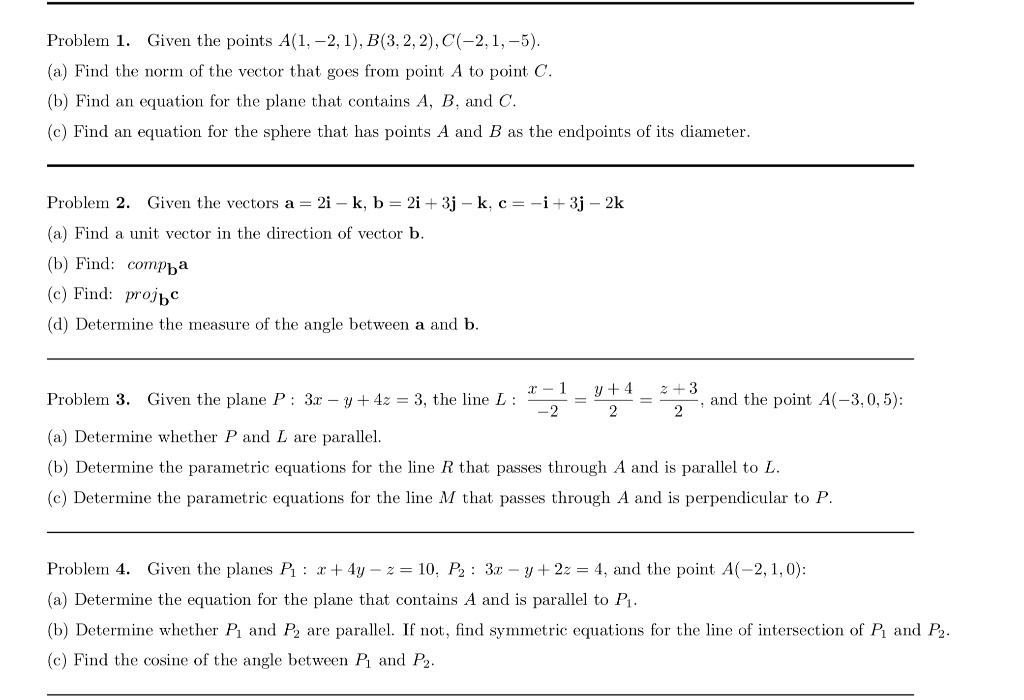 Problem 1 Given The Points A 1 2 1 B B 2 2 C 2 SolvedLib problem-1-given-the-points-a-1-2-1-b-b-2-2-c-2-solvedlib