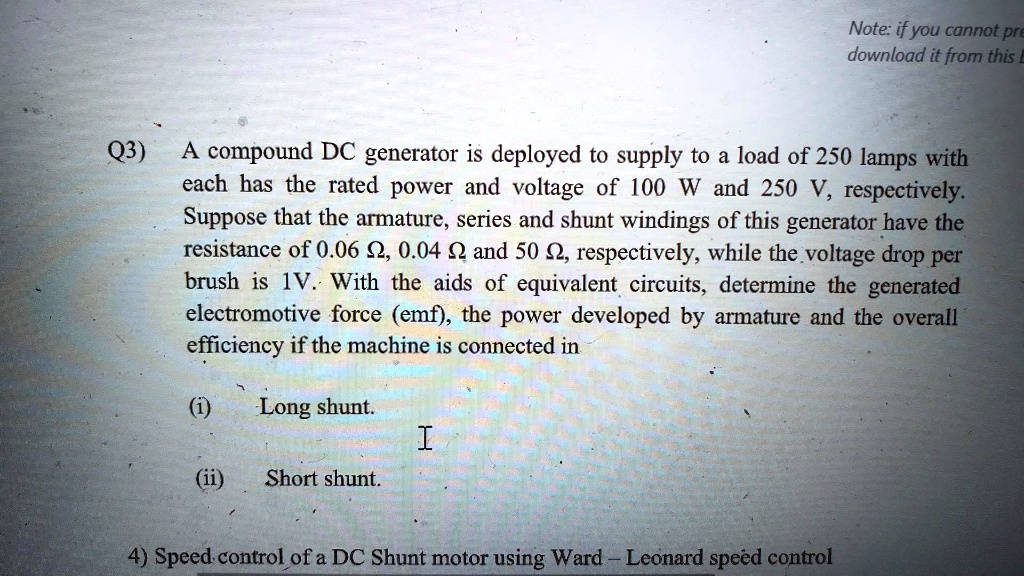 SOLVED Note If you cannot download it from this source. Q3) A