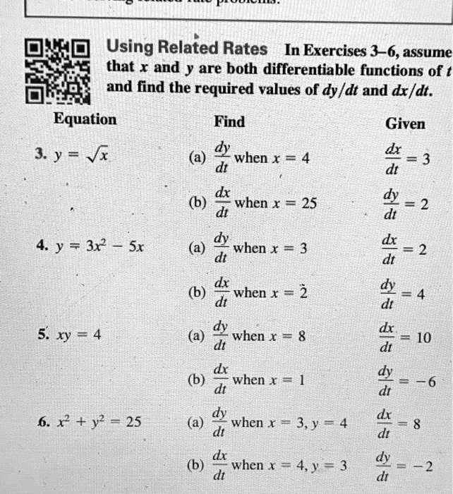 solved-using-related-rates-in-exercises-3-6-assume-that-x-and-y-are