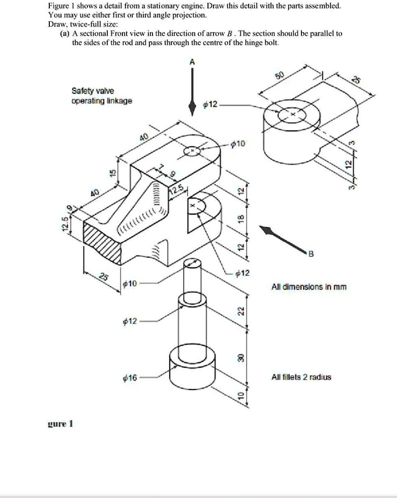 Hinge Drawing Autocad