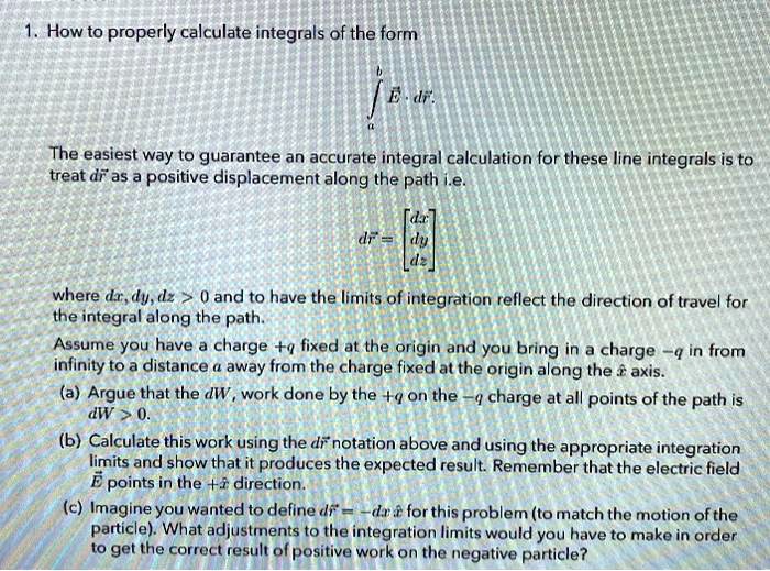 SOLVED How to properly calculate integrals of the form 1.di The