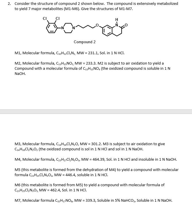 SOLVED: Consider the structure of the compound shown below: The