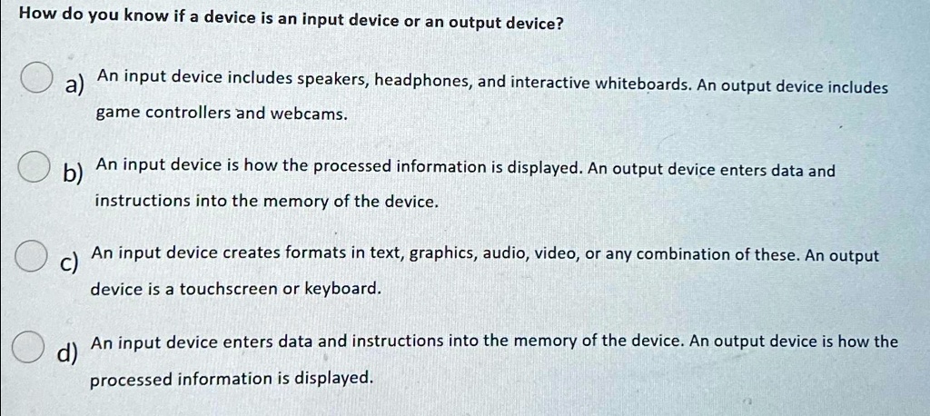 SOLVED How do you know if a device is an input device or an