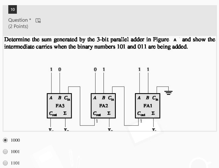 SOLVED: Solution Also Include. 10 Question* 2Points) Determine The Sum ...