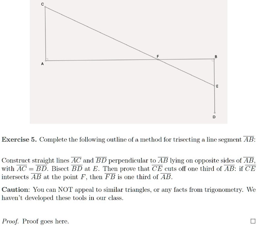 SOLVED: Exercise 5. Complete the following outline of a method for ...