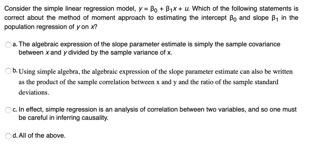 basic algebra linear regression equations basic algebra linear regression equations