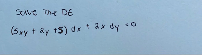 sive th e de 5xy ry 5 dx ax dy 30867
