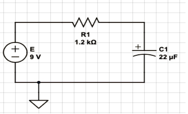 SOLVED: Construct the circuit shown above. Note the polarity on the ...