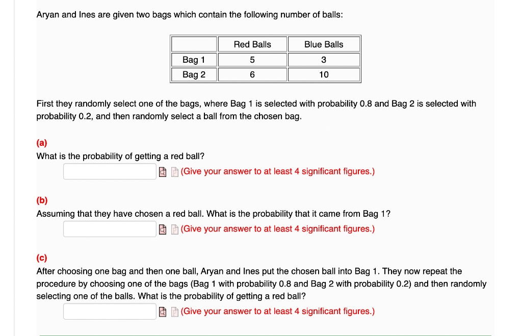 A bag contains 4 white, 2 black balls another contains 3 white balls and 5  black balls. - YouTube