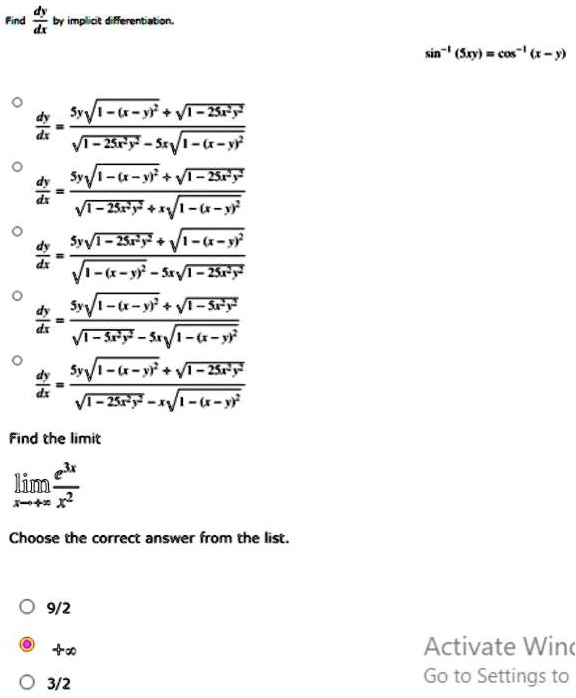 Solved Fird 6i Impip8 D Reteroanor 54 Ar 6 Svvt U Y Vs77 V Sf Srv 6 S Syvi U M V 1y V 377 Vi U W Svvh 1575 I 6 Vi U Stv1 157 Syvi U W V Sy V 57 Sv 6 W Swvi U W 4rf V 35 Vi U W Find The Limir Lim 14 Choose The Correct