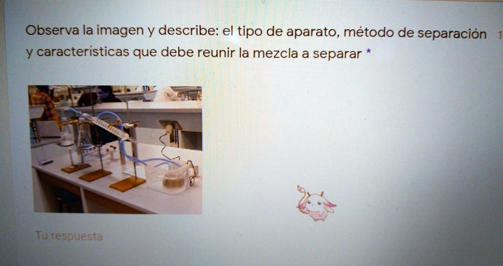 SOLVED: Ayuda. Estoy en examen de química. :( Observa la imagen y