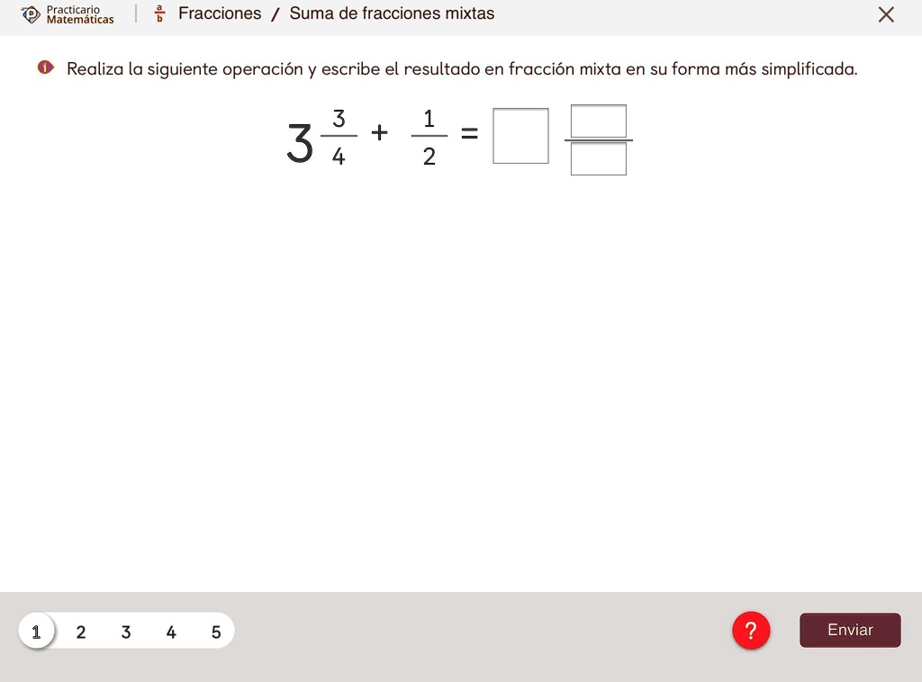 SOLVED: Fracción mixta|“dividir en su forma más simplificada
