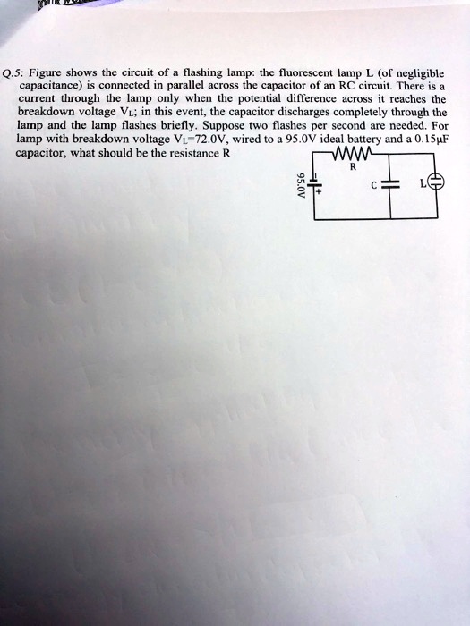 SOLVED Figure 0.5 shows the circuit of a flashing lamp the
