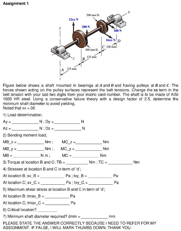 SOLVED Assignment 4MM IXN I644 N HUU mn SUU M D 125 mm Ieimm Figure