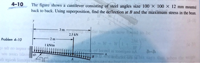 How do I solve this using Castigliano's instead? 4-10 The figure shows ...