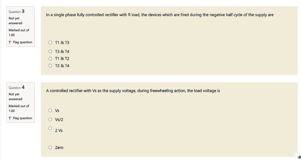 SOLVED Question 3 Not yet answered Marked out of 1.00 In a single