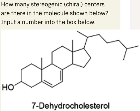 How many stereogenic (chiral) centers are there in the molecule shown