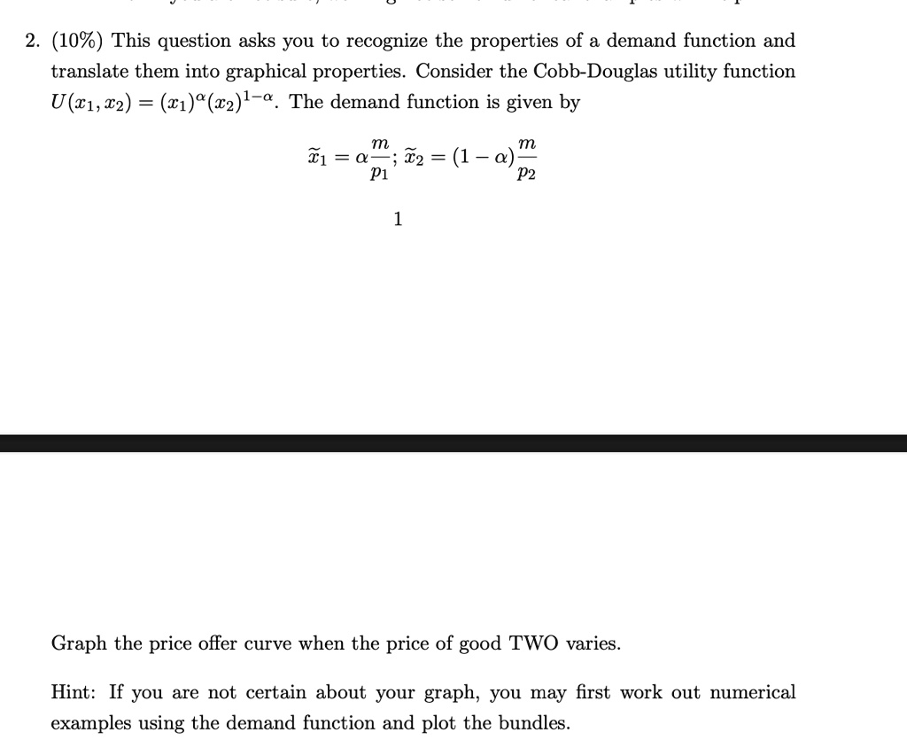 Solved: (10%) This Question Asks You To Recognize The Properties Of A 