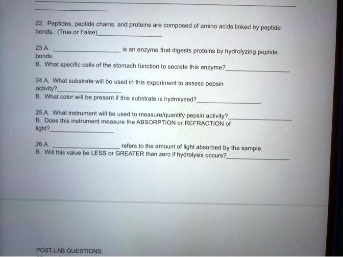 Peptides, peptide chains, and proteins are composed of amino acids