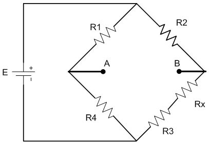 SOLVED: Consider the Wheatstone bridge circuit shown in the diagram ...