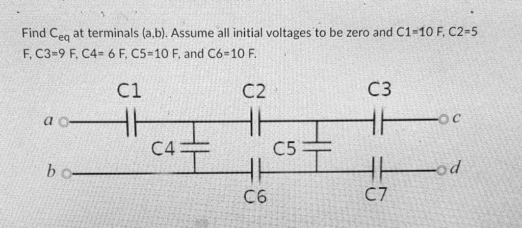 Jak Zrobić Kamienną Cegłe W Minecraft SOLVED: Find Ceg at terminalsa,b.Assume all initial voltages to be zero