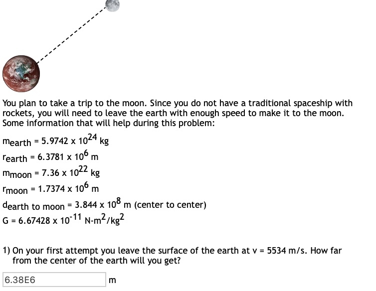 you plan to take a trip to the moon since you do not have a traditional ...