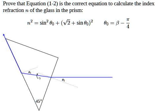 Prove that Equation (1-2) is the correct equation to calculate the ...