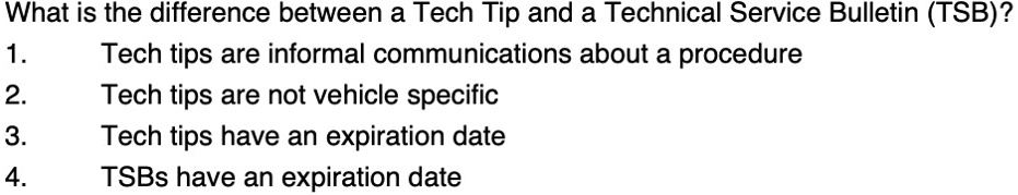 SOLVED: What Is The Difference Between A Tech Tip And A Technical ...