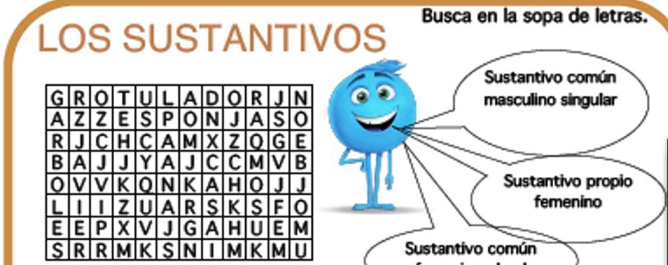 Sopa De Letras Sustantivo Worksheet Spanish Teaching Resources Nbkomputer 3331