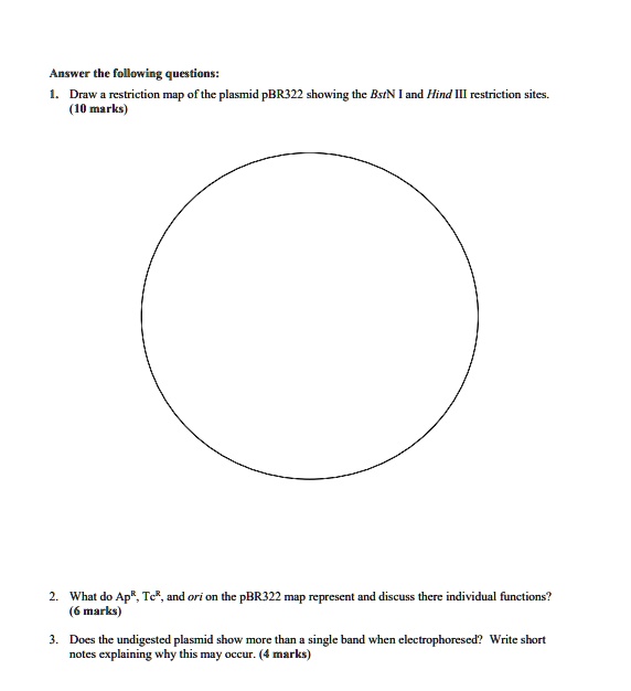 SOLVED: Answer the following questions: Draw restriction mp of the ...