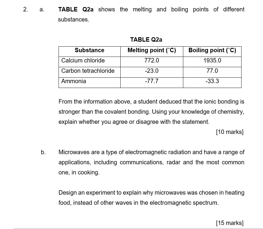 solved-table-q2a-shows-the-melting-and-boiling-points-of-different-substances-n-table-q2a