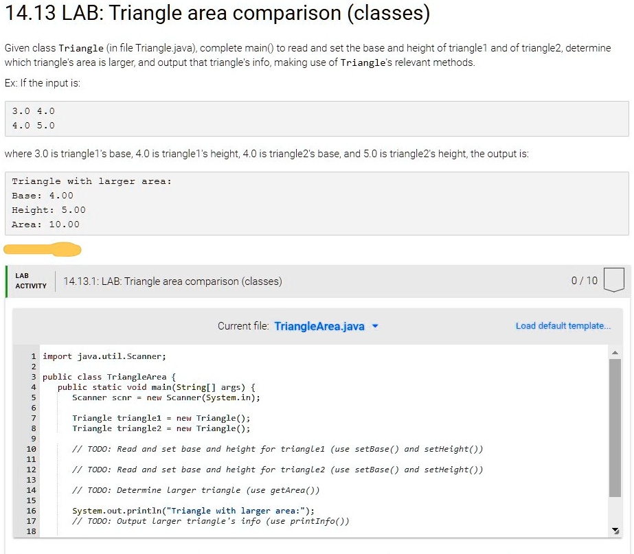 SOLVED: 'IN JAVA PLEASE!!I need help with my java practice labs. Please ...