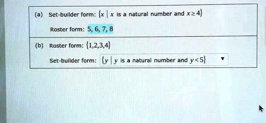 set builder form to roster form calculator