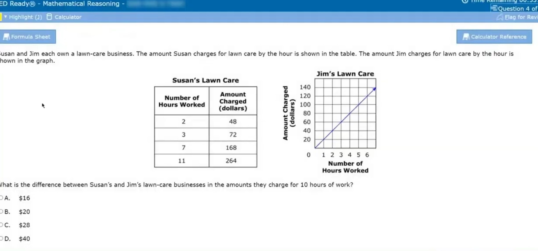 SOLVED: Ready@ - Mathematical Reasoning - * Highlight (3) Calculator ...