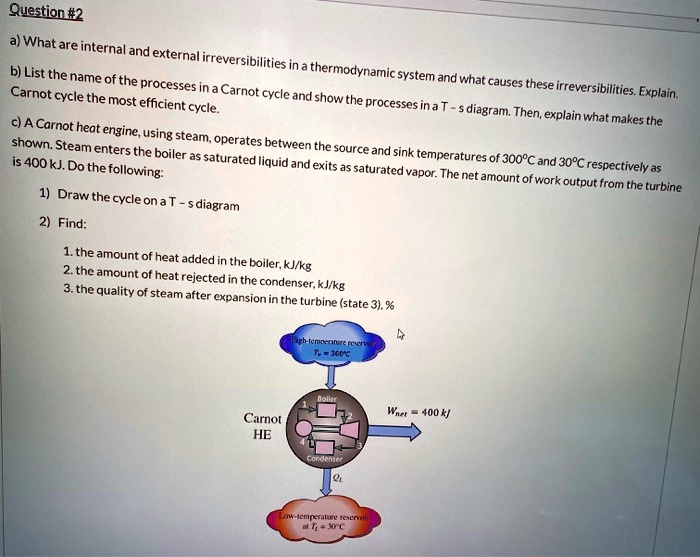 SOLVED thermodynamics Question 2 a)What are internal and external