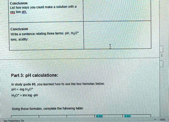 SOLVED Conclusion List two ways you could make a solution with a very