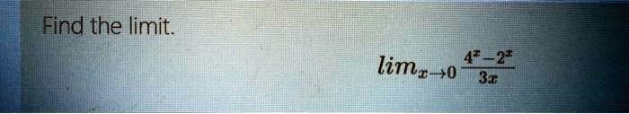 find the limit limr 0 422 31 78323